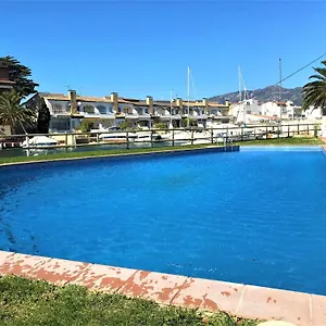 Appartement En Con Vistas Al Canal Y Piscina, Roses
